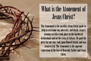 What is the Atonement of Jesus Christ sm